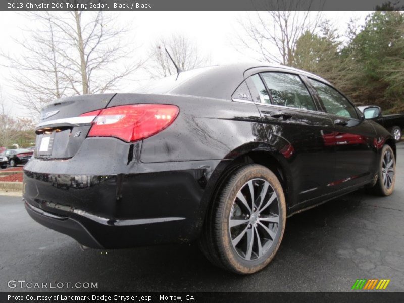 Black / Black 2013 Chrysler 200 Touring Sedan