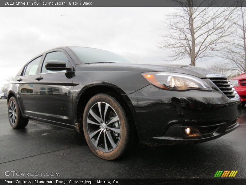Black / Black 2013 Chrysler 200 Touring Sedan