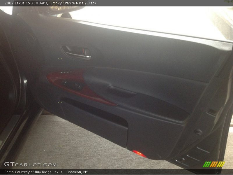 Smoky Granite Mica / Black 2007 Lexus GS 350 AWD