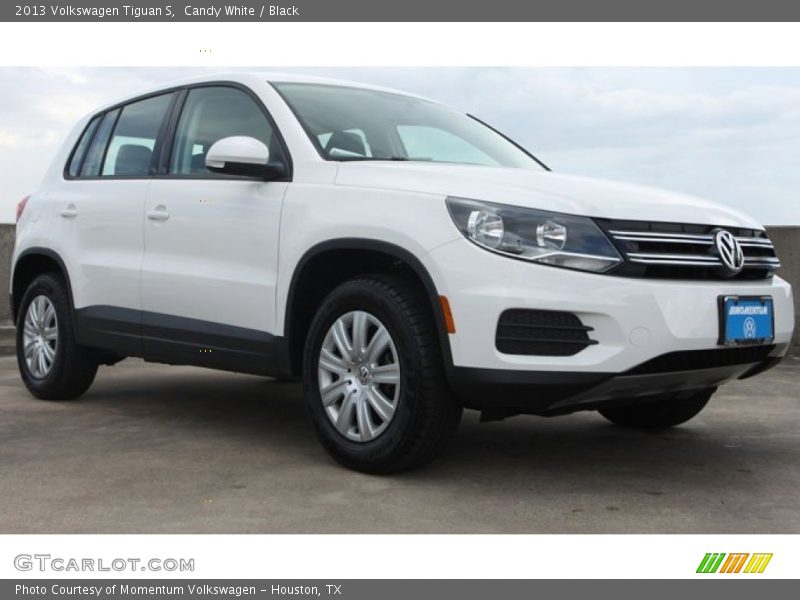Candy White / Black 2013 Volkswagen Tiguan S