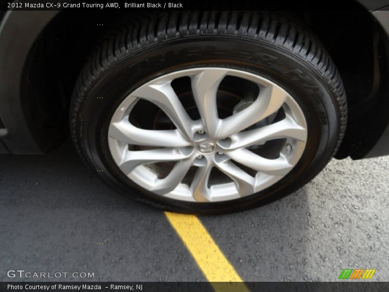 Brilliant Black / Black 2012 Mazda CX-9 Grand Touring AWD