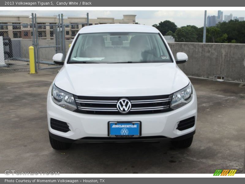 Candy White / Black 2013 Volkswagen Tiguan S