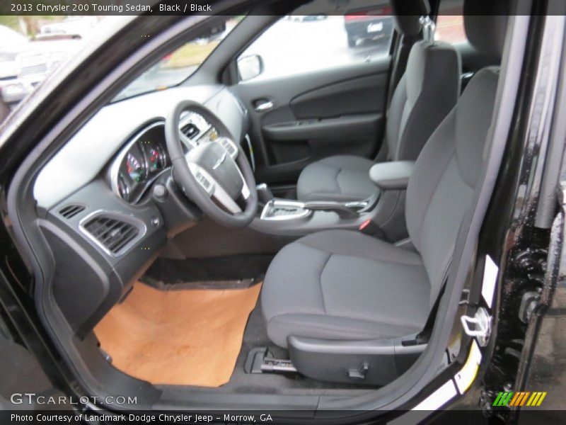 Black / Black 2013 Chrysler 200 Touring Sedan