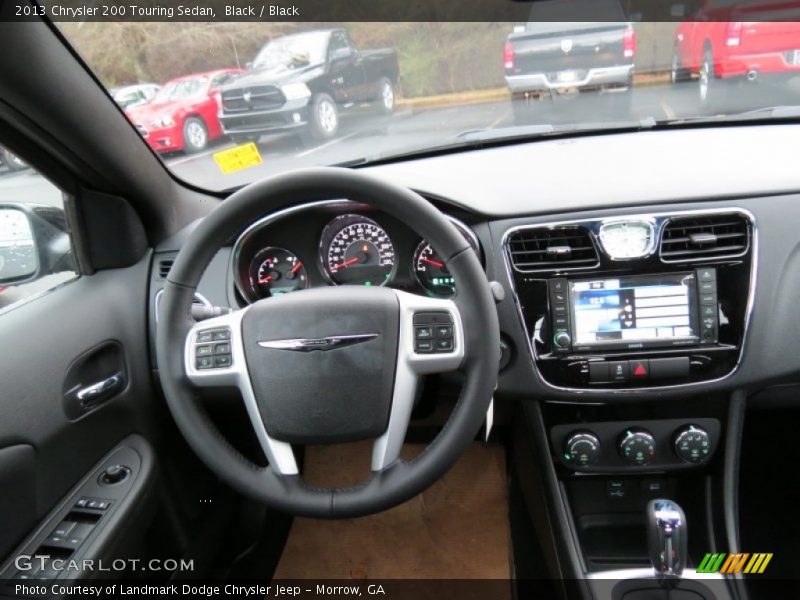 Black / Black 2013 Chrysler 200 Touring Sedan