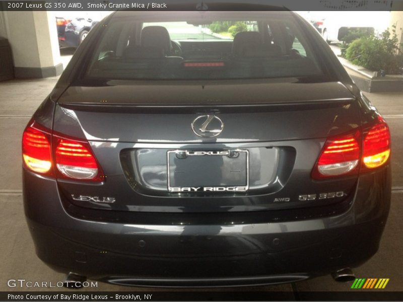 Smoky Granite Mica / Black 2007 Lexus GS 350 AWD