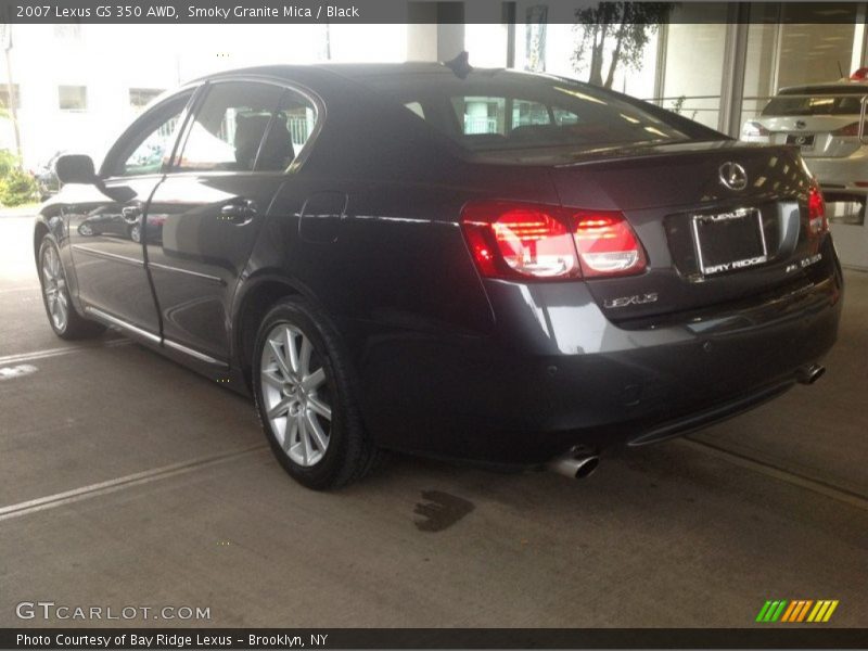 Smoky Granite Mica / Black 2007 Lexus GS 350 AWD