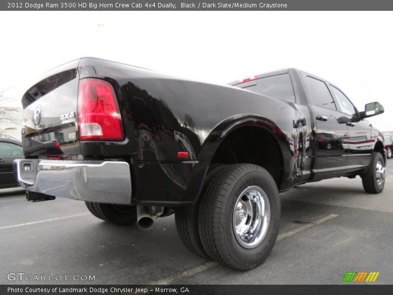 Black / Dark Slate/Medium Graystone 2012 Dodge Ram 3500 HD Big Horn Crew Cab 4x4 Dually