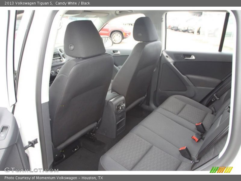 Candy White / Black 2013 Volkswagen Tiguan S