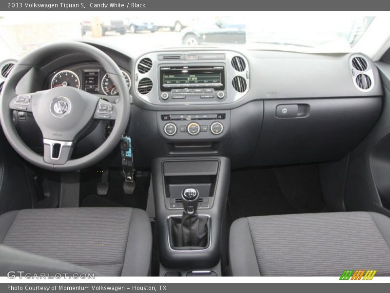 Candy White / Black 2013 Volkswagen Tiguan S