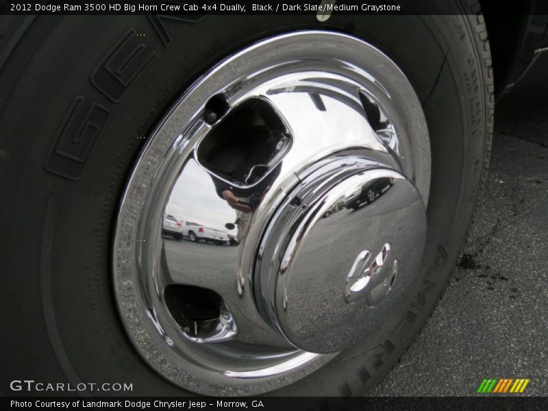 Black / Dark Slate/Medium Graystone 2012 Dodge Ram 3500 HD Big Horn Crew Cab 4x4 Dually