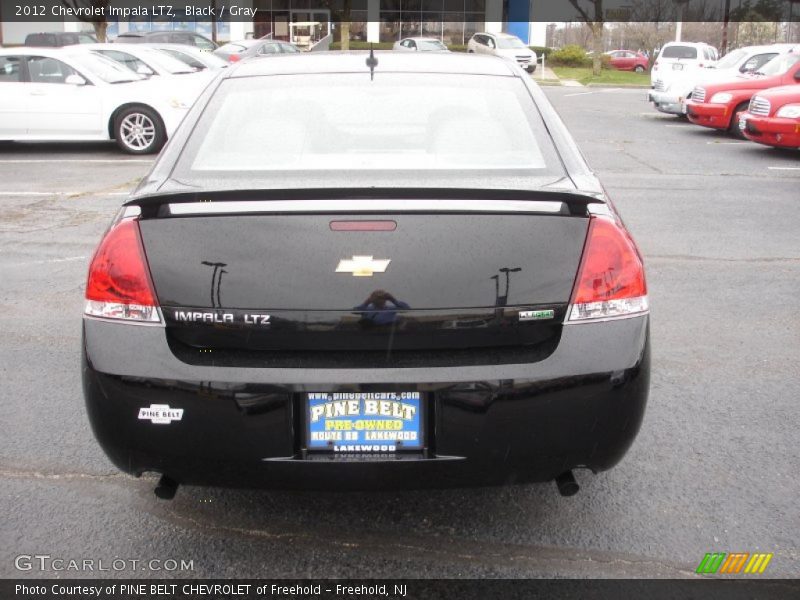 Black / Gray 2012 Chevrolet Impala LTZ