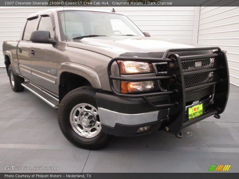 Graystone Metallic / Dark Charcoal 2007 Chevrolet Silverado 2500HD Classic LT Crew Cab 4x4