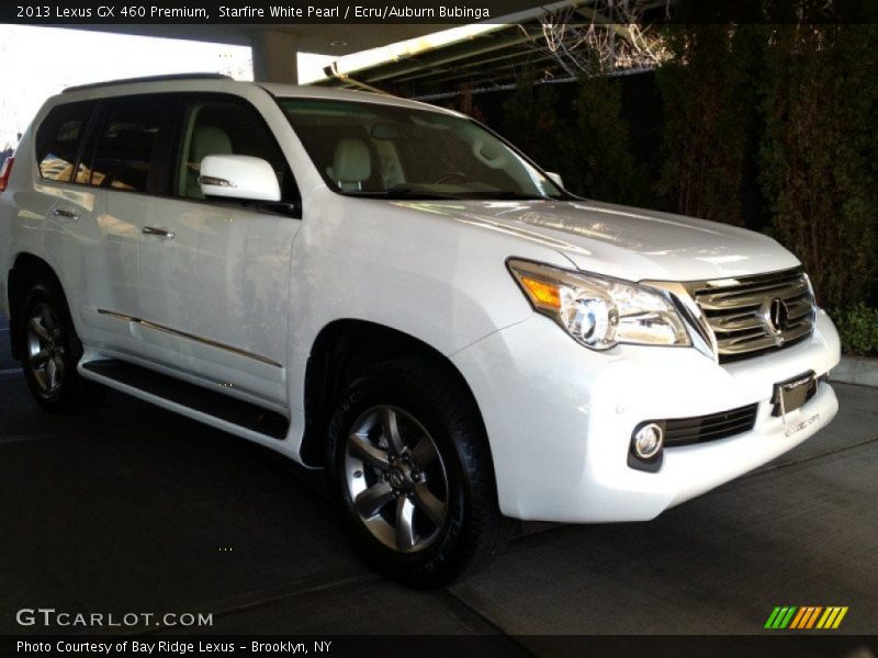 Starfire White Pearl / Ecru/Auburn Bubinga 2013 Lexus GX 460 Premium