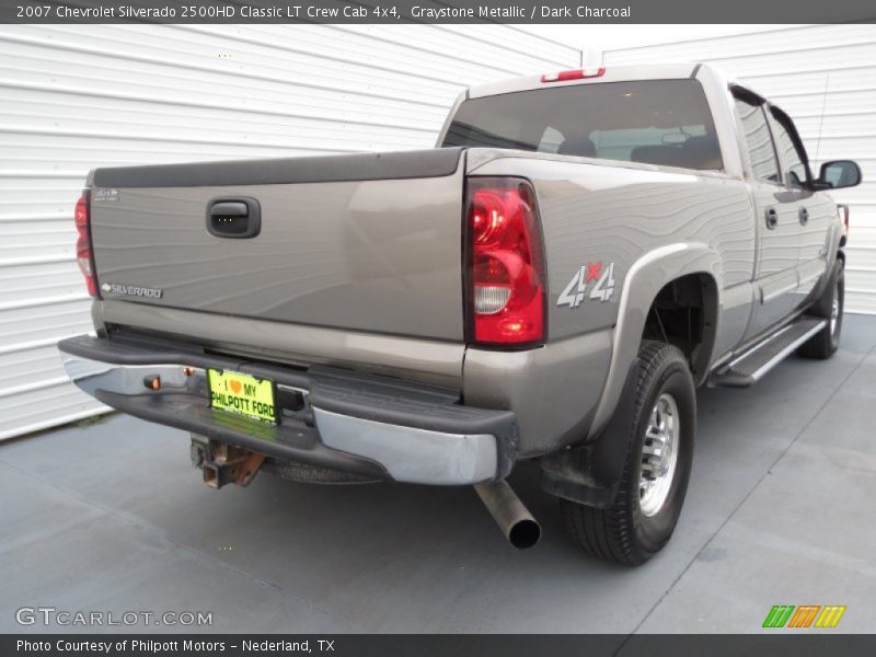 Graystone Metallic / Dark Charcoal 2007 Chevrolet Silverado 2500HD Classic LT Crew Cab 4x4