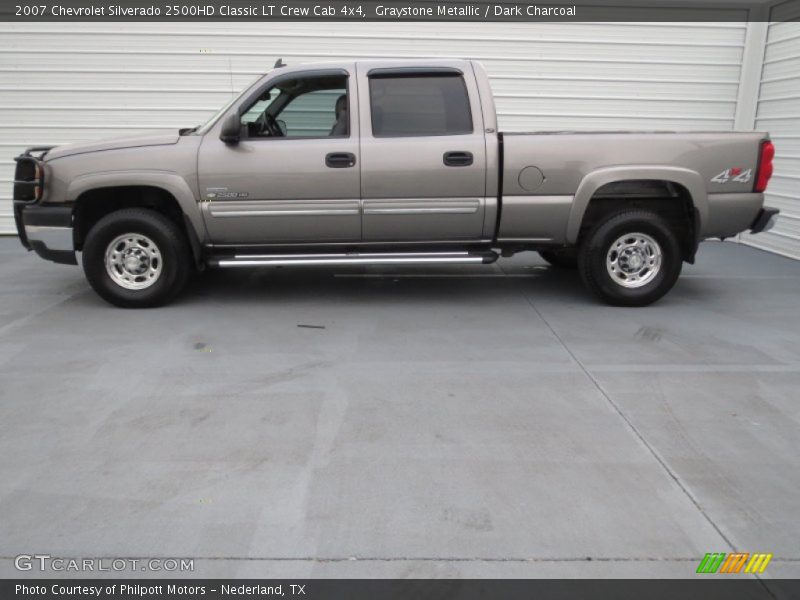 Graystone Metallic / Dark Charcoal 2007 Chevrolet Silverado 2500HD Classic LT Crew Cab 4x4