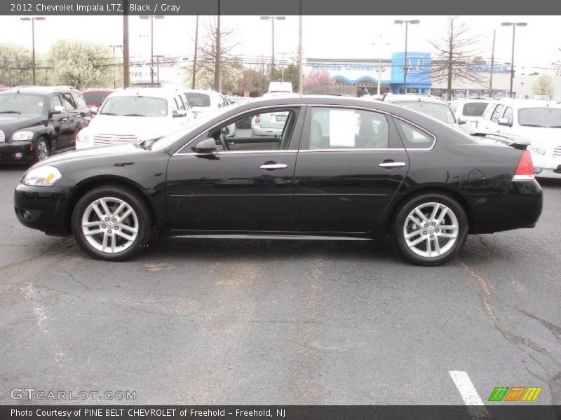 Black / Gray 2012 Chevrolet Impala LTZ