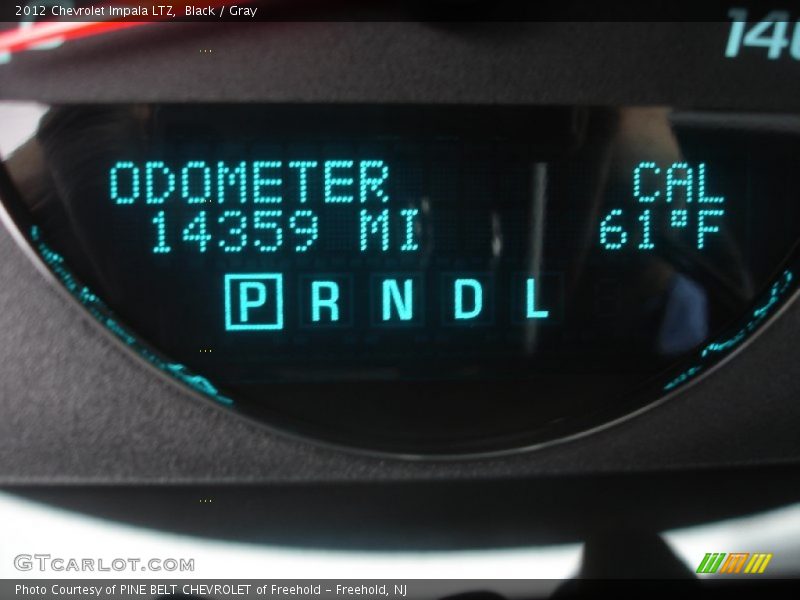 Black / Gray 2012 Chevrolet Impala LTZ