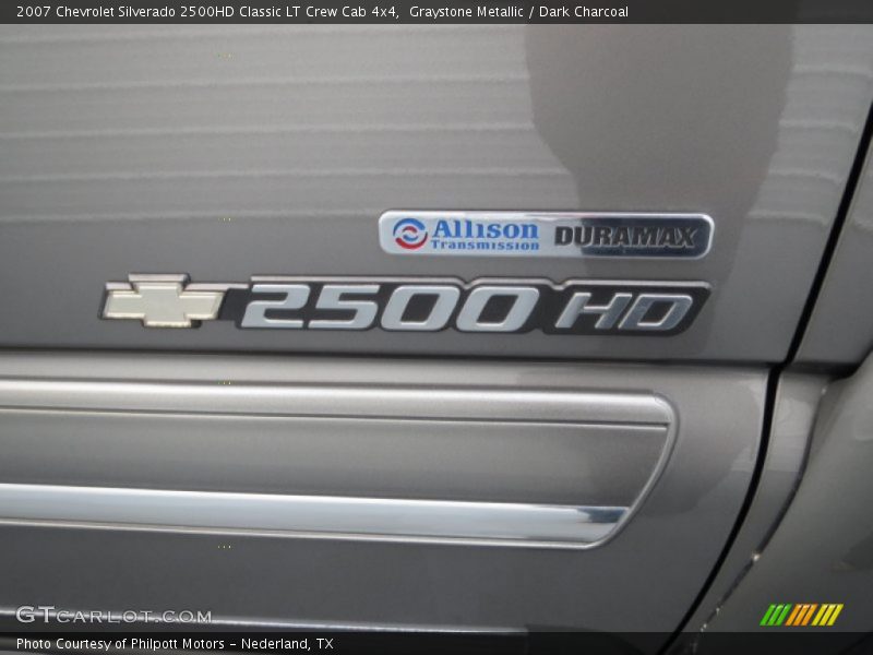 Graystone Metallic / Dark Charcoal 2007 Chevrolet Silverado 2500HD Classic LT Crew Cab 4x4
