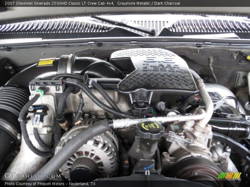 Graystone Metallic / Dark Charcoal 2007 Chevrolet Silverado 2500HD Classic LT Crew Cab 4x4