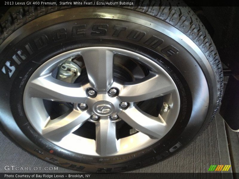 Starfire White Pearl / Ecru/Auburn Bubinga 2013 Lexus GX 460 Premium