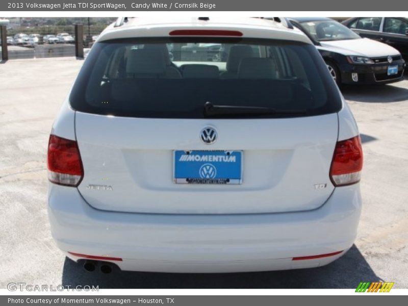 Candy White / Cornsilk Beige 2013 Volkswagen Jetta TDI SportWagen