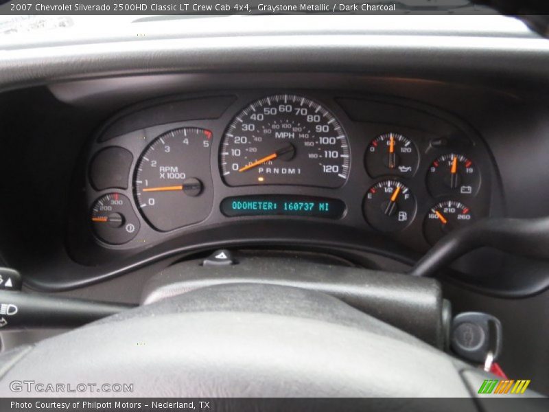 Graystone Metallic / Dark Charcoal 2007 Chevrolet Silverado 2500HD Classic LT Crew Cab 4x4