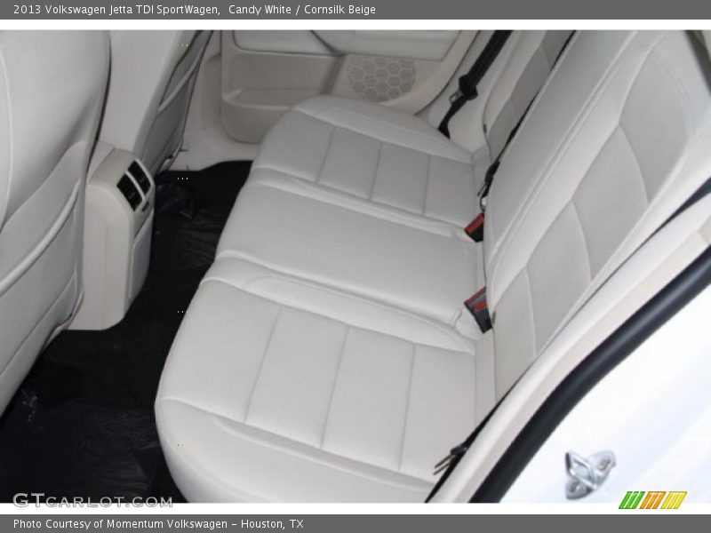 Candy White / Cornsilk Beige 2013 Volkswagen Jetta TDI SportWagen