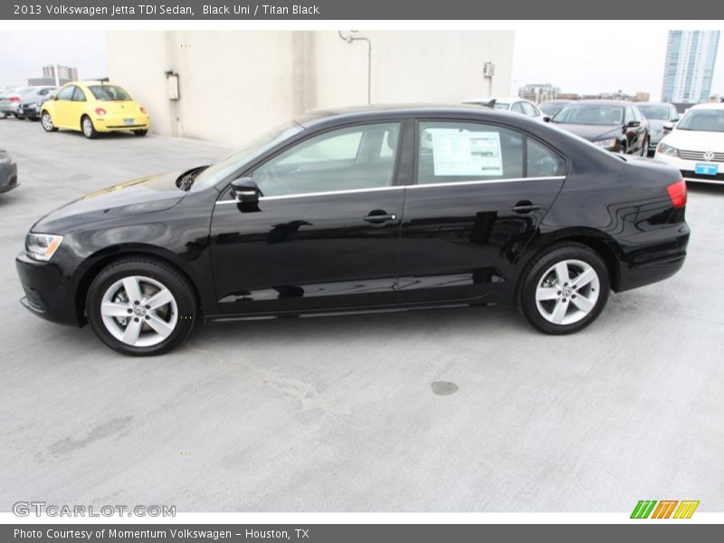 Black Uni / Titan Black 2013 Volkswagen Jetta TDI Sedan