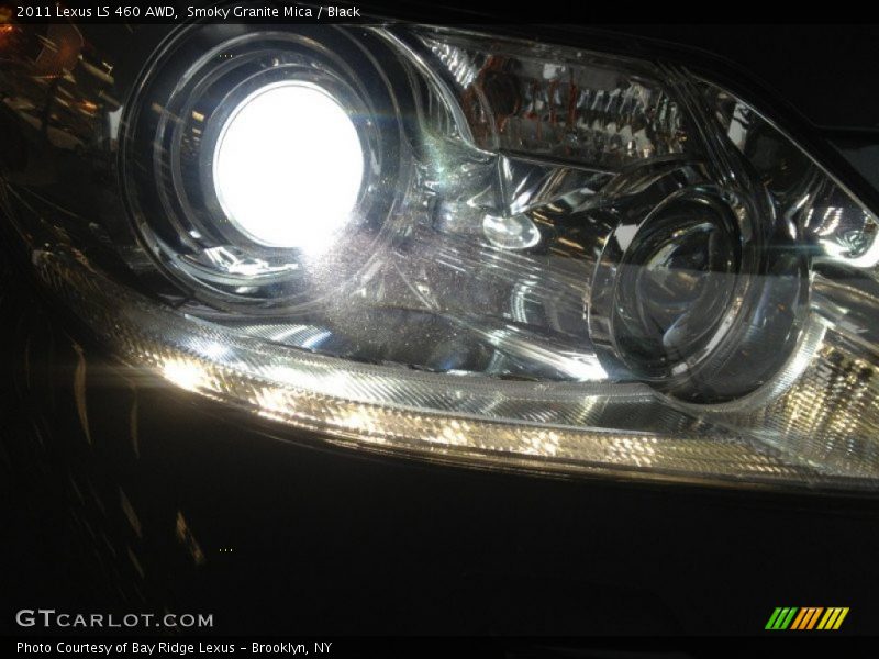 Smoky Granite Mica / Black 2011 Lexus LS 460 AWD