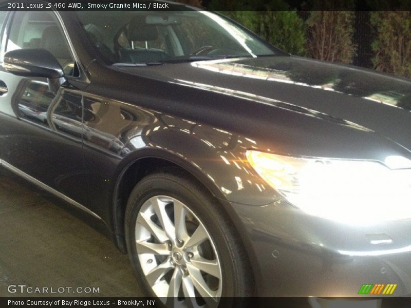 Smoky Granite Mica / Black 2011 Lexus LS 460 AWD