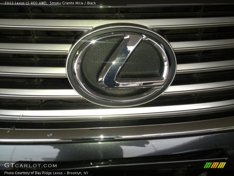 Smoky Granite Mica / Black 2011 Lexus LS 460 AWD