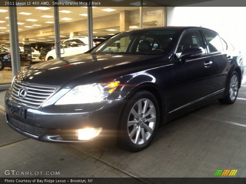 Smoky Granite Mica / Black 2011 Lexus LS 460 AWD