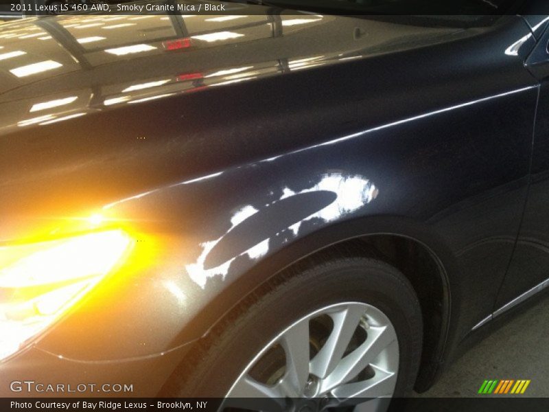 Smoky Granite Mica / Black 2011 Lexus LS 460 AWD