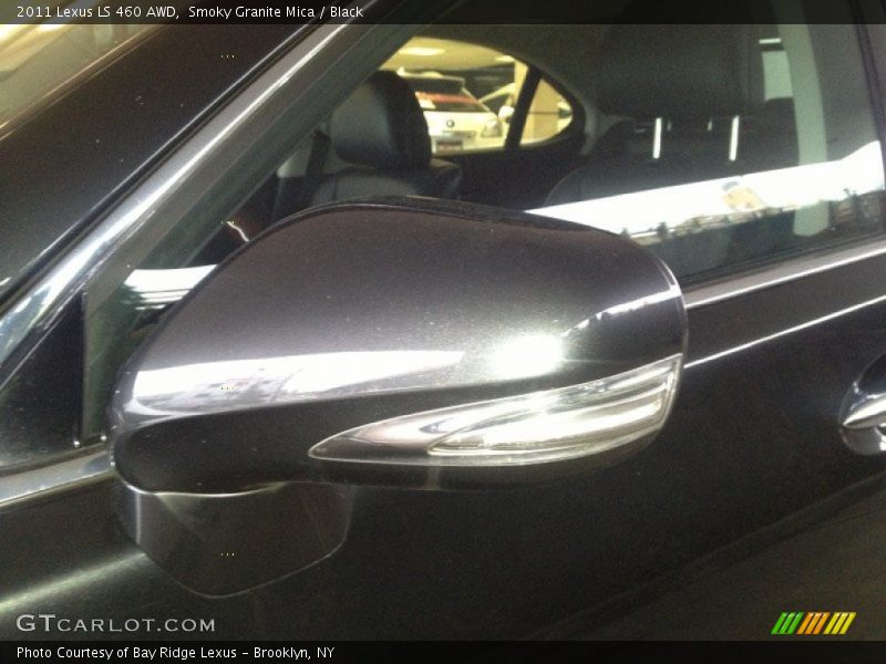 Smoky Granite Mica / Black 2011 Lexus LS 460 AWD
