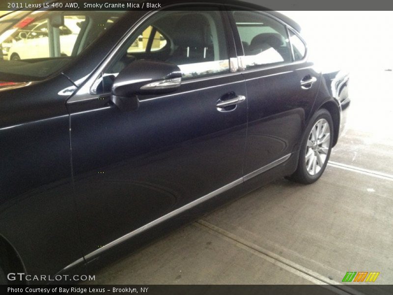 Smoky Granite Mica / Black 2011 Lexus LS 460 AWD