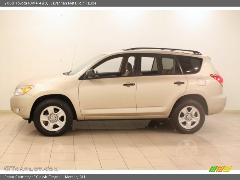 Savannah Metallic / Taupe 2008 Toyota RAV4 4WD