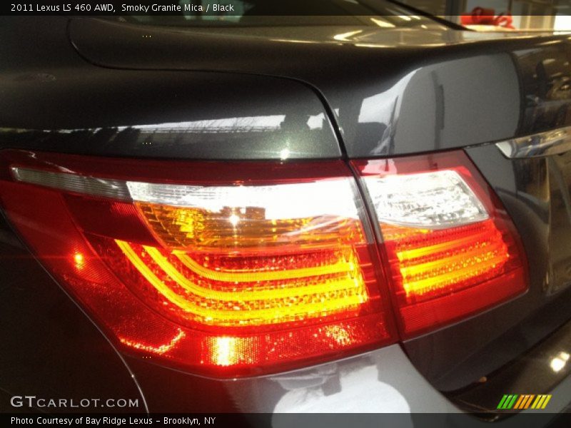 Smoky Granite Mica / Black 2011 Lexus LS 460 AWD