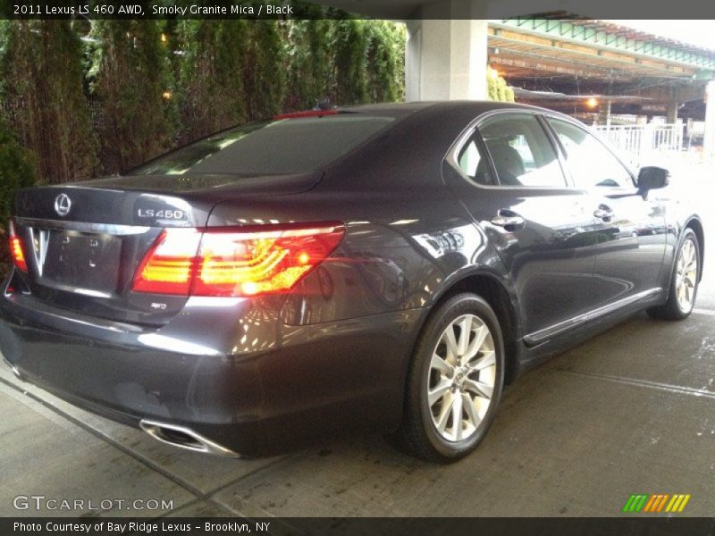 Smoky Granite Mica / Black 2011 Lexus LS 460 AWD
