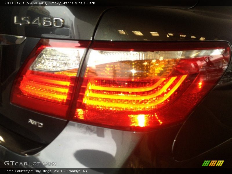 Smoky Granite Mica / Black 2011 Lexus LS 460 AWD