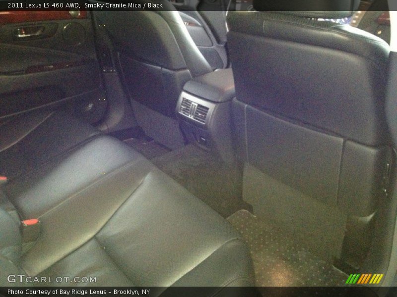 Smoky Granite Mica / Black 2011 Lexus LS 460 AWD