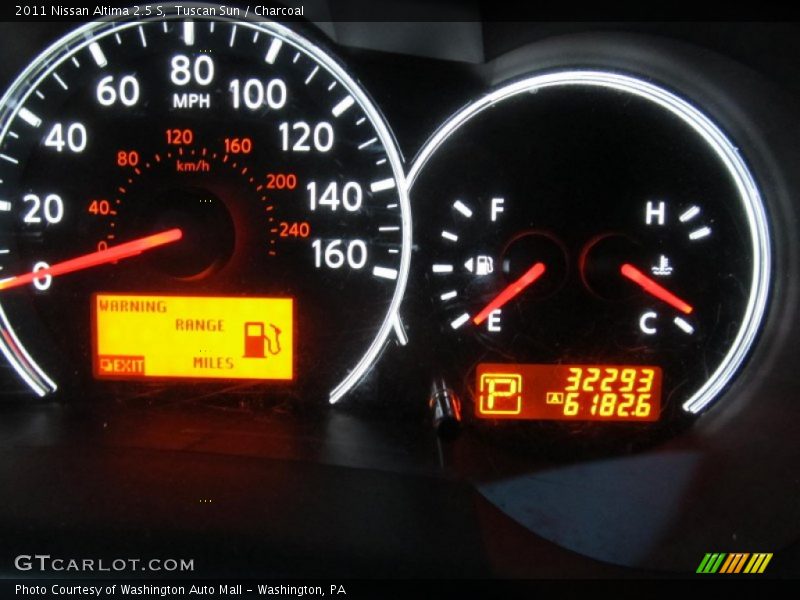 Tuscan Sun / Charcoal 2011 Nissan Altima 2.5 S