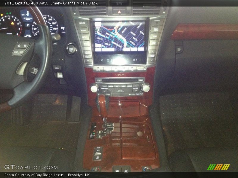 Smoky Granite Mica / Black 2011 Lexus LS 460 AWD