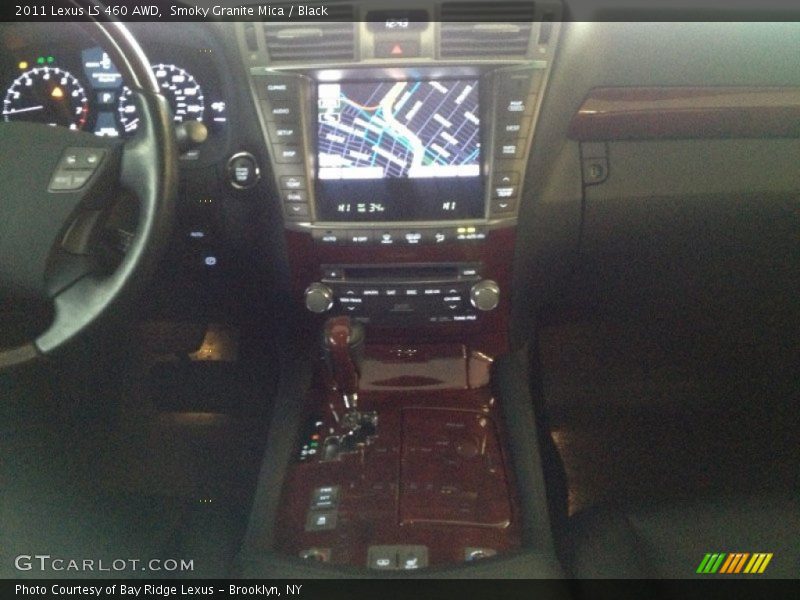Smoky Granite Mica / Black 2011 Lexus LS 460 AWD