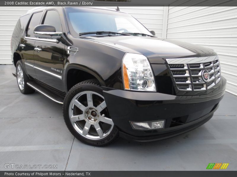 Black Raven / Ebony 2008 Cadillac Escalade AWD