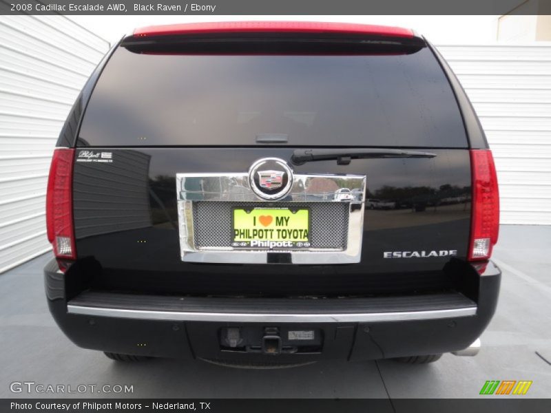 Black Raven / Ebony 2008 Cadillac Escalade AWD