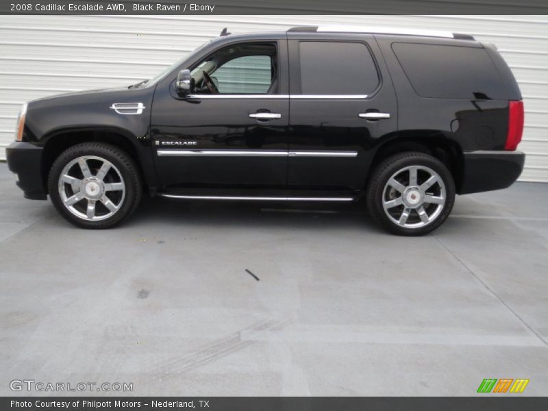 Black Raven / Ebony 2008 Cadillac Escalade AWD