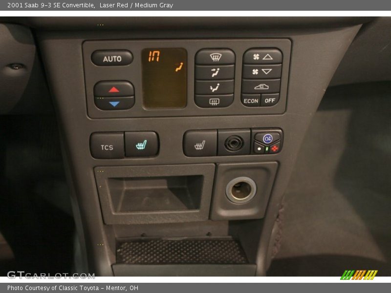 Laser Red / Medium Gray 2001 Saab 9-3 SE Convertible