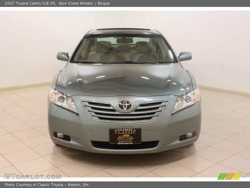 Aloe Green Metallic / Bisque 2007 Toyota Camry XLE V6