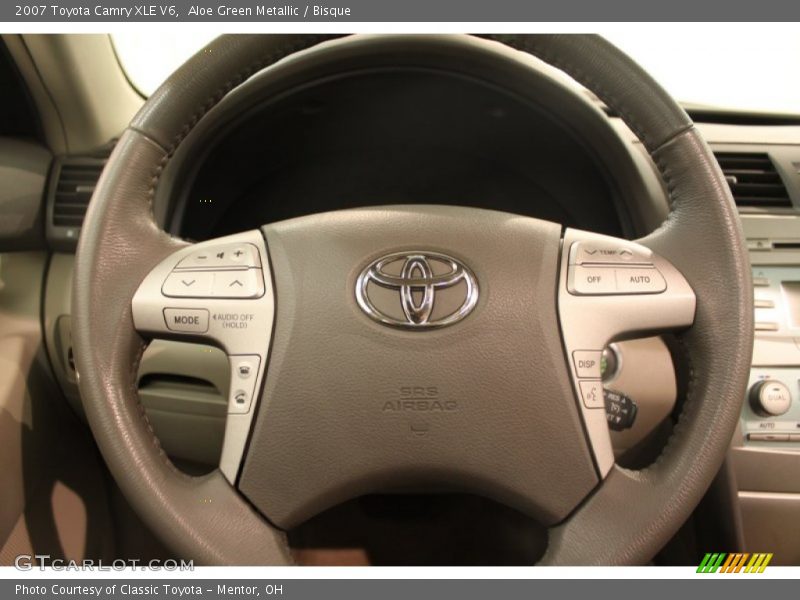 Aloe Green Metallic / Bisque 2007 Toyota Camry XLE V6