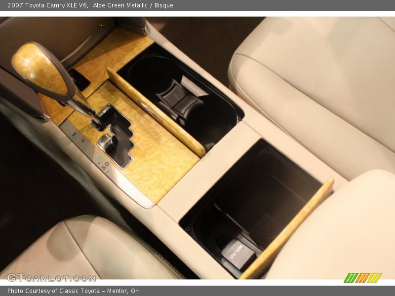 Aloe Green Metallic / Bisque 2007 Toyota Camry XLE V6